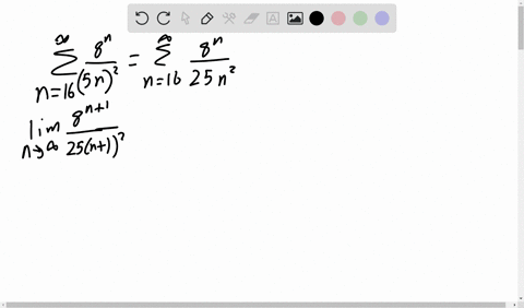 point-use-the-ratio-test-to-determine-whether-converges-or-diverges_-5n2-find-the-ratio-of-successive-terms-write-your-answer-as-fully-simplified-fraction-for-n-16-ou-lim-lim-uel-evaluate-th-16021