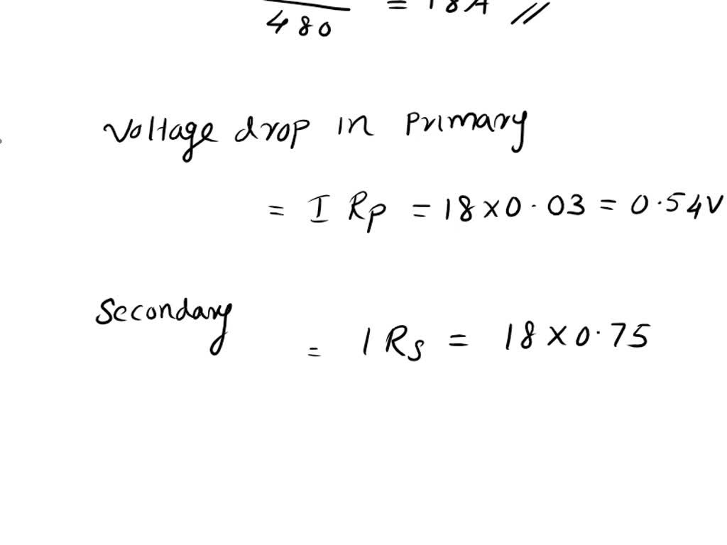 SOLVED A singlephase 50kVA, 2400/240volt, 60Hz distribution