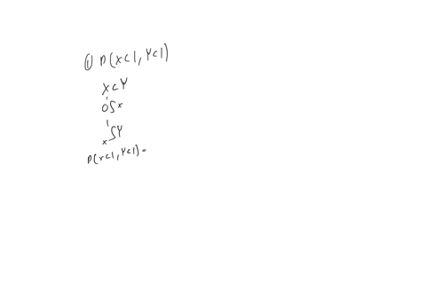 let-x-and-y-be-continuous-random-variables-with-joint-probability-density-function-given-by-fxyxy-ey-for-0xy-0-otherwise-1-calculate-px1-y1-2calculate-px2