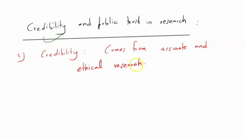 discuss-the-credibility-and-public-trust-in-research