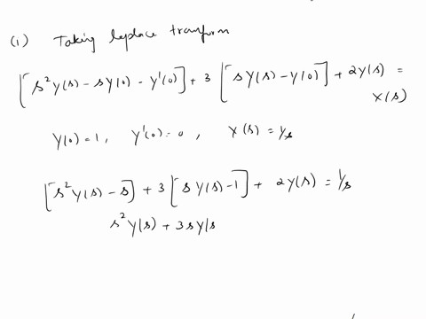 20-points-consider-a-second-order-differential-equation-8x03dy0-2y-xt-with-initial-conditions-y0-1-ad-d0it-o-0-and-xt-ut-find-the-complete-response-yt-find-the-steady-state-response-and-the-82896