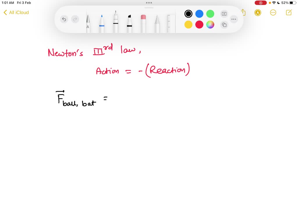 SOLVED A baseball player hits a baseball for a home run. What is the