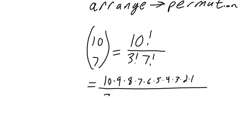 SOLVED: PERFORMANCE TASK #3 PERMUTATION VS COMBINATION Problem: You are ...