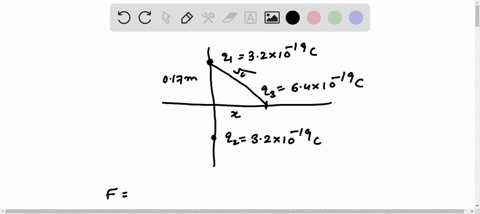 particles-1-and-2-of-charge-q1-q2-320-10-19-c-are-on-a-y-axis-at-distance-d-017-m-from-the-origin-particle-2-is-located-below-x-axis-at-17m-and-particle-1-is-above-particle-3-of-charge-q3-64-88863