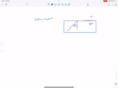 the-critical-angle-for-total-internal-reflection-within-a-piece-of-glass-in-air-is-411-degrees-what-is-the-critical-angle-for-internal-reflection-when-the-same-glass-is-submerged-into-water-10234