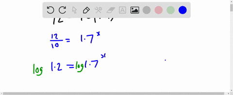 5-points-solve-the-equation-12-1017x-for-x-using-logs-x-87798