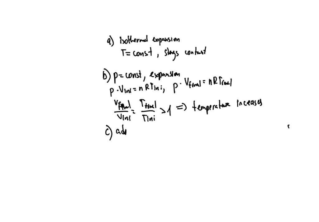 a decrease decrease b increase remain constant c... SOLVED: Does the temperature of an ideal gas increase; decrease; or ...