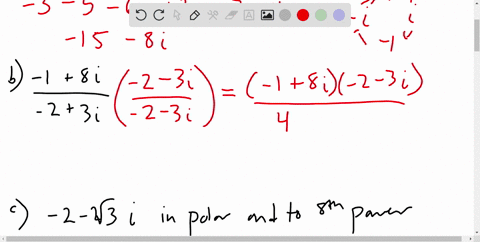 a-simplily-the-following-expressions-in-standard-form-3i_-si-6i-2i-745-i8i-2-3i-b-express-2-2v3i-in-polar-form-and-hence-find-2-2v3i-in-polar-form-and-standard-form-25-marks-58618