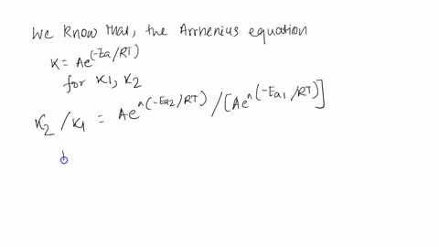 the-activation-energy-of-an-uncatalyzed-reaction-is-95-kjmol-the-addition-of-a-catalyst-lowers-the-activation-energy-to-55-kjmol-assuming-that-the-collision-factor-remains-the-same-by-what-f-86164