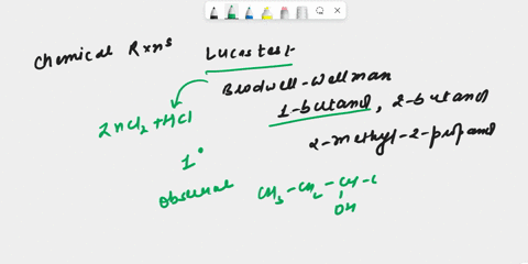 show-the-chemical-reactions-for-the-lucas-test-and-the-bordwell-wellman-test-with-each-of-the-three-butyl-alcohols-1-butanol-2-butanol-and-2-methyl-2-propanol-that-react-with-each-of-these-r-23414