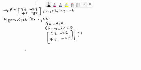 the-matrix-has-eigenvalues-a-8-and-az-find-eigenvectors-corresponding-t0-these-eigenvalues-and-02-361-28y-satisfying-the-initial-conditions-20-0-and-y0-1-421-34y-find-the-solution-to-the-lin-24454