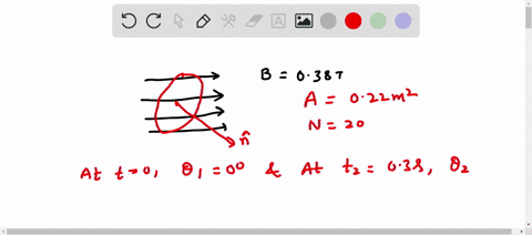 8-pt-a-coil-of-wire-has-an-area-of-0220-m2-and-consists-of-20-turns-att-0-0-phi-0-t0-constant-magnetic-field-038-t-the-coil-is-then-rotated-through-an-angle-of-phi-45-time-of-030-determine-t-90802