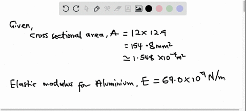 a-specimen-of-aluminum-having-a-rectangular-cross-section-12-mm129-mm-is-pulled-in-tension-with-35600-n-force-producing-only-elastic-deformationcalculate-the-resulting-strain-76592