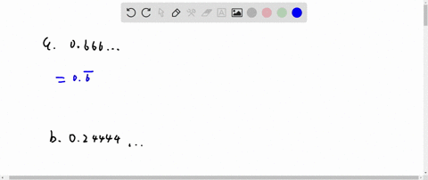 write-each-repeating-decimal-using-an-overbar-a-0666-ldots-b-024444-ldots-c-0717171-d-0456456456-dot-70082