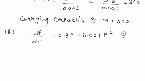suppose-population-pt-satisfies-dp-08p-0001p2-p0-wnere-measured-in-years_-what-is-the-carrying-capacity-what-is-p0-p0-when-will-the-population-reach-50-of-the-carrying-capacity-round-your-an-66882