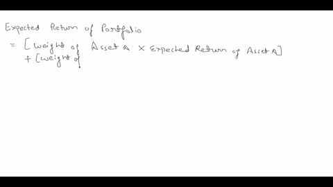 a-stock-has-a-beta-of-113-an-as-expected-return-of-121-percent-a-risk-free-asset-currently-earns-5-percent-a-what-is-the-expected-return-on-a-portfolio-that-is-equally-invested-in-the-two-as-23735