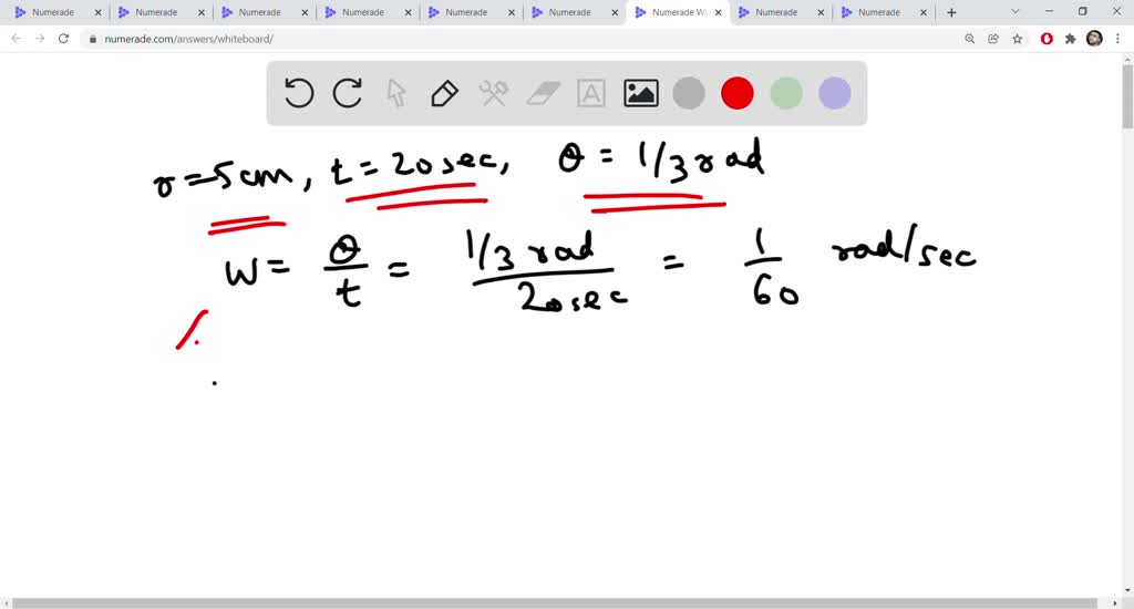 SOLVED: An object is traveling around a circle with a radius of 5 ...