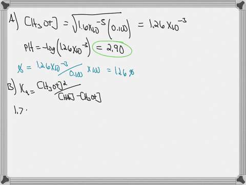 part-a-find-the-phph-of-a-0100-mm-solution-of-a-weak-monoprotic-acid-having-kaka-16105-express-your-answer-to-two-decimal-places-part-b-find-the-percent-dissociation-of-this-solution-part-c-82949