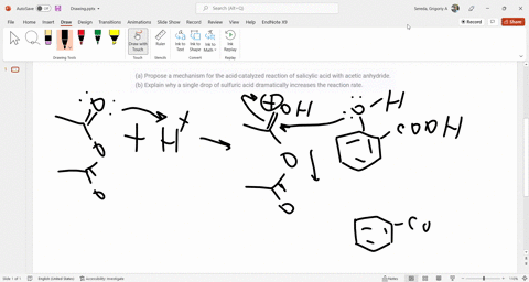 a-propose-a-mechanism-for-the-acid-catalyzed-reaction-of-salicylic-acid-with-acetic-anhydride-b-expl-39436