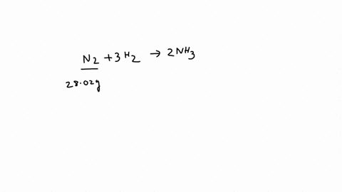 how-many-grams-of-nitrogen-are-required-to-fully-react-with-279-g-of-hydrogen-to-produce-ammonia-35486