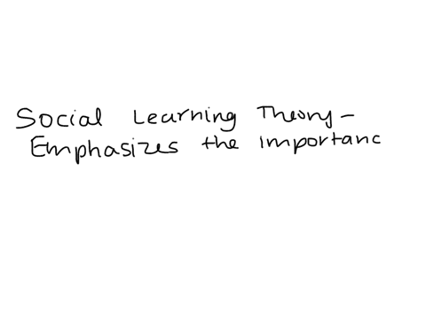 describe-the-social-learning-theory-82656
