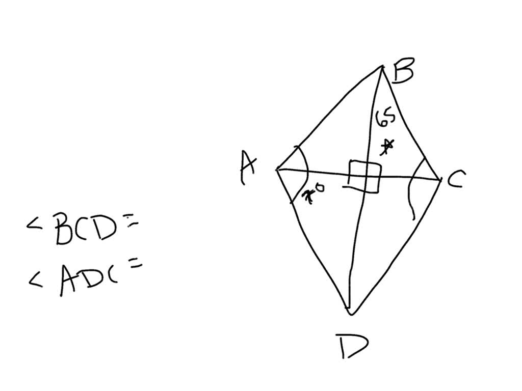 SOLVED: OC and OD are the bisectors of angle BCD and angle ADC ...