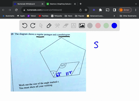 29-the-diagram-shows-a-regular-pentagon-and-a-parallelogram-1178-of-the-angle-marked-x-work-out-the-size-your-working-you-must-show-all-60407