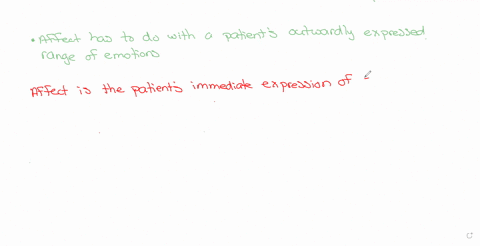 which-statement-is-true-with-regard-to-emotions-in-the-context-of-mental-status-evaluations-question-17-options-mood-and-affect-are-considered-virtually-identical-concepts-affect-has-to-do-with-a-pati