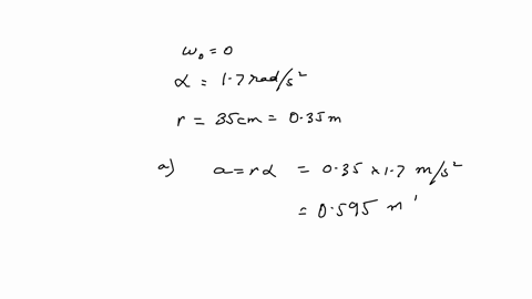 a-bicyclist-starting-at-rest-produces-a-constant-angular-acceleration-of-170-rads2-for-wheels-that-are-350-cm-in-radius-hint-a-what-is-the-bicycles-linear-acceleration-in-ms2-enter-the-magni-03378