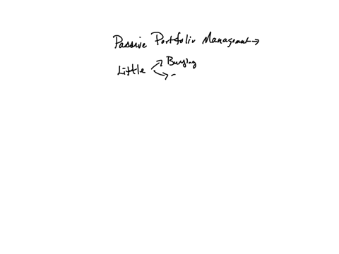 a-briefly-explain-passive-portfolio-management