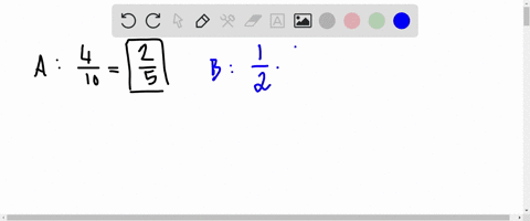 question-1-16-points-there-are-10-balls-in-a-bag-4-red-3-blue-1-green-ad-2-yellow-answer-each-question-by-reporting-probability-as-a-simplified-fraction-decimal-or-a-percent-part-a-if-you-dr-75514