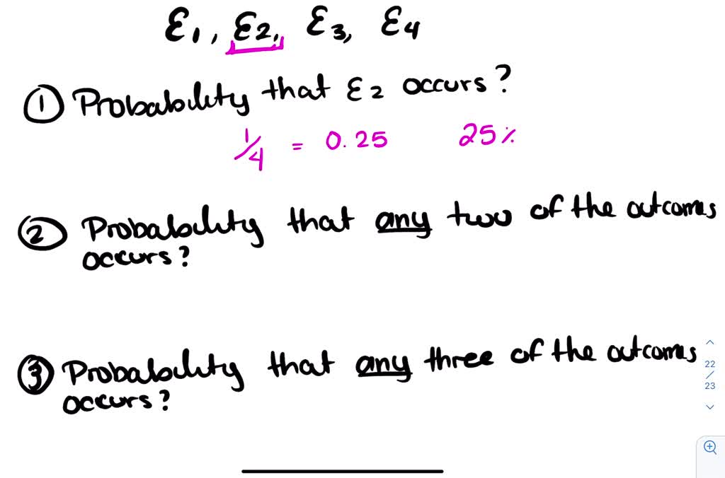 SOLVED: 14. An Experiment Has Four Equally Likely Outcomes: E1, E2, E3 ...