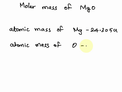 what-is-the-molar-mass-for-mgo-10113