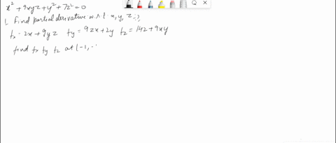 solve-the-problem-1-find-the-equation-for-the-tangent-plane-to-the-surface-x2-9xyz-y2-7z2-at-the-point-1-1-1-96679