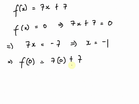 find-the-x-and-y-intercepts-and-graph-the-function-fx-7x7-10-x-intercept-70-y-intercept-0-1-36258