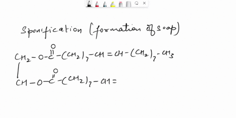write-the-reaction-for-the-saponification-of-glyceryl-trierucate-with-potassium-hydroxide-32748