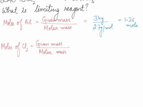 34-g-aluminum-are-combined-with-39-g-chlorine-gas-which-is-the-limiting-reactant-2al-3cl2-2aiciz-select-the-correct-answer-below-aicu-none-of-the-above-31047