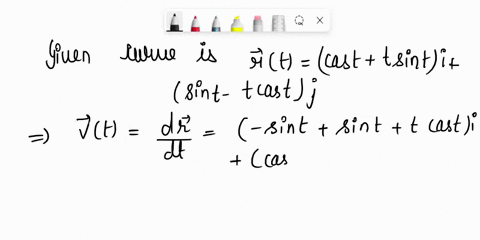 arc-length-parameter-find-the-arc-length-parameter-along-the-curve-7t-cos-t-t-sin-t-7-sin-t-t-cos-tj-from-the-point-where-t-0-by-evaluating-the-integral-j-i6lc-dt-then-find-the-length-of-the-00845