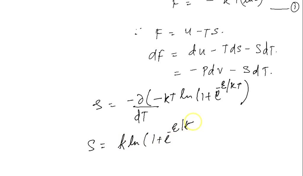 SOLVED: A statistical system is composed of N independent ...