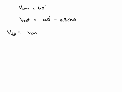 54-a-rigid-body-in-the-shape-of-a-thumbtack-formed-from-a-thin-disk-of-mass-m-and-radius-a-and-a-massless-stem-is-placed-on-an-inclined-plane-that-makes-an-angle-with-the-horizontal-the-poin-45492