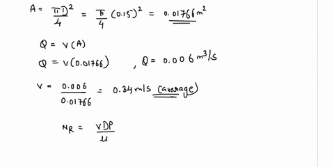 3-sae-10-oil-at-20-c-is-to-be-pumped-at-a-flow-rate-of-6-ls-through-a-horizontal-wrought-iron-pipe-of-150-mm-diameterdetermine-the-pressure-loss-per-km-of-pipe-and-the-power-loss-due-to-fric-66615
