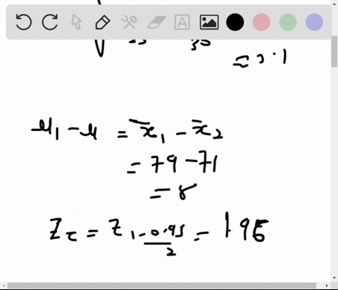 1-the-data-below-come-from-two-independent-random-samples-from-two-populations-sample-1-has-25-observations-a-sample-mean-of-79-and-a-population-standard-deviation-of-11-sample-2-has-30-obse-93159