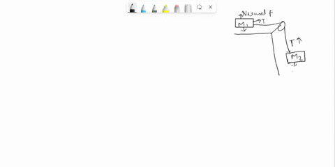 a-draw-the-free-body-force-diagram-of-the-dangling-mass-m2-when-you-are-holding-the-system-at-rest-be-sure-to-label-your-coordinate-system-to-set-up-fnet-ma-in-the-next-step-b-draw-the-free-42458