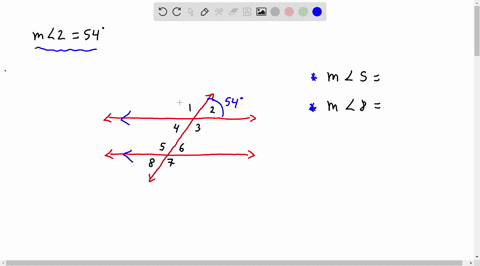 two-parallel-lines-are-cut-by-a-transversal-as-shown-below-suppose-m-z2-548-find-m-l5-and-m-z8-m-z5-m-z8-19989
