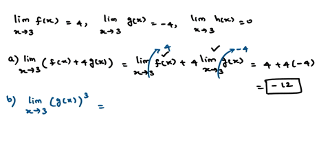given-that-lim-x3-fx-4-lim-x3-gx-4-lim-x3-hx-0-find-each-limit-if-it-exists-if-an-answer-does-not-exist-enter-dne-a-lim-x3-fx-4gx-b-lim-x3-gx3-c-lim-x3-fx-d-lim-x3-2fx-gx-e-lim-x3-gx-hx-f-li-70314