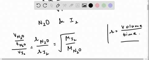 a-sample-of-n2o-effuses-from-a-container-in-42-s-how-long-would-it-take-the-same-amount-of-gaseous-i2-to-effuse-from-the-same-container-under-identical-conditions-express-your-answer-using-t-95506