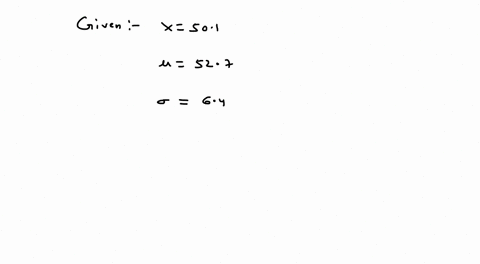 consider-set-of-data-in-which-the-sample-mean-is-527-and-the-sample-standard-deviation-is-64-calculate-the-z-score-given-that-x-501-round-your-answer-to-two-decimal-places_-49634