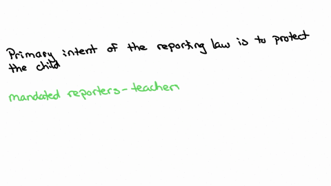 what-is-the-primary-purpose-of-reporting-suspected-cases-of-child-abuse-what-are-mandated-reporters