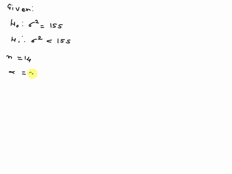 a-random-sample-of-n-observations-selected-from-normal-population_-is-used-to-test-the-null-hypothesis-ha-62-155-specify-the-appropriate-rejection-region-ha-62-155n14001-x2-276883-466043-x2-48658