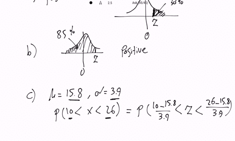 1a-suppose-30-of-the-area-under-the-standard-normal-curve-lies-to-the-right-of-z-is-z-positive-or-negative-b-suppose-85-of-the-area-under-the-standard-normal-curve-lies-to-the-left-of-z-is-z-83714